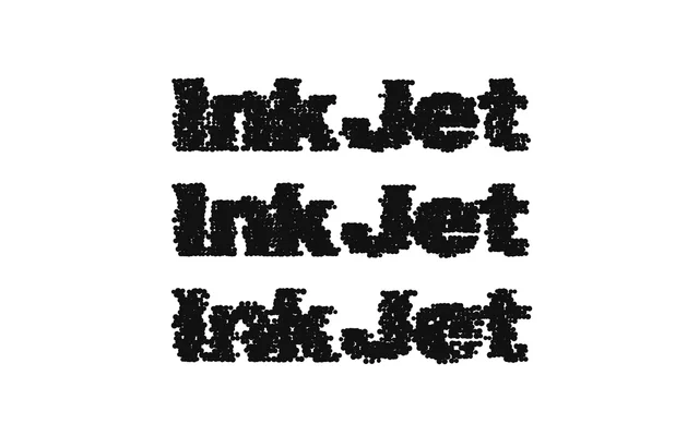 Algam InkJet specimen from Lettersetal