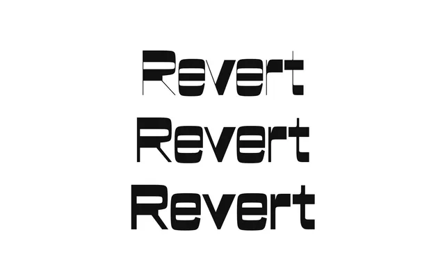 Algam Revert specimen from Lettersetal