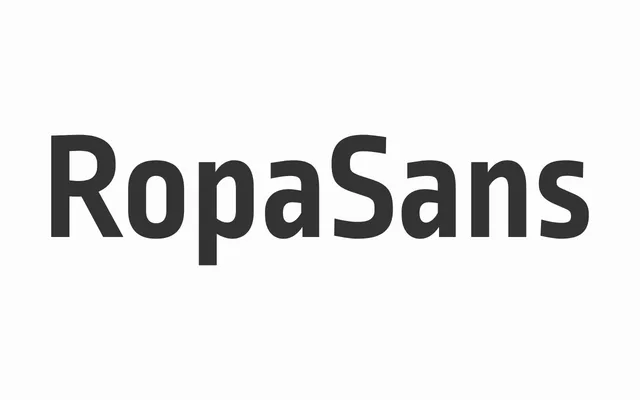 Ropa Sans Pro specimen from Lettersoup