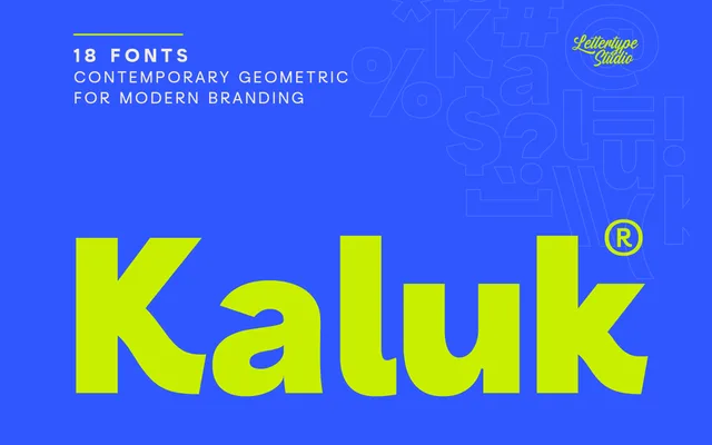 Kaluk Sans specimen from Lettertype Studio