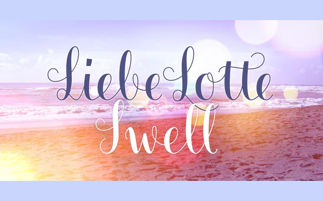 LiebeLotte Swell specimen from LiebeFonts