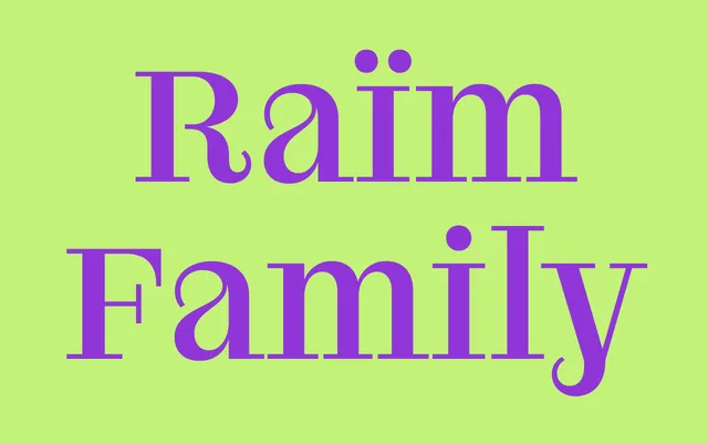 Raïm specimen from Lift Type