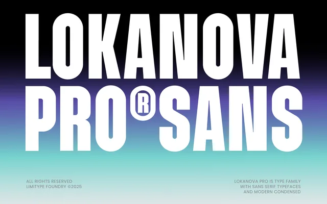 Lokanova Pro specimen from limitype