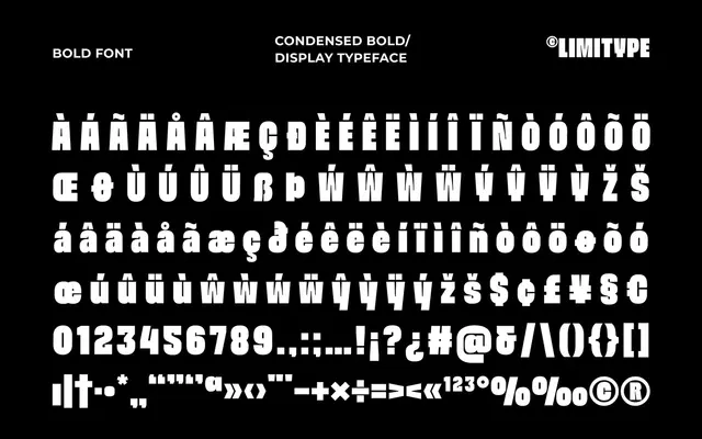 Moara specimen from limitype
