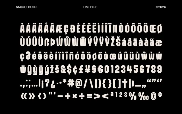 Smigle specimen from limitype