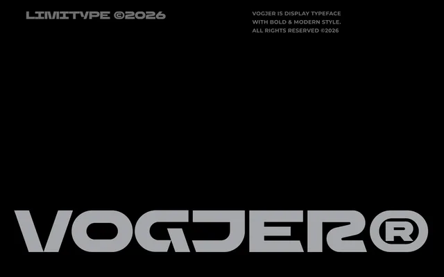 Vogjer specimen from limitype