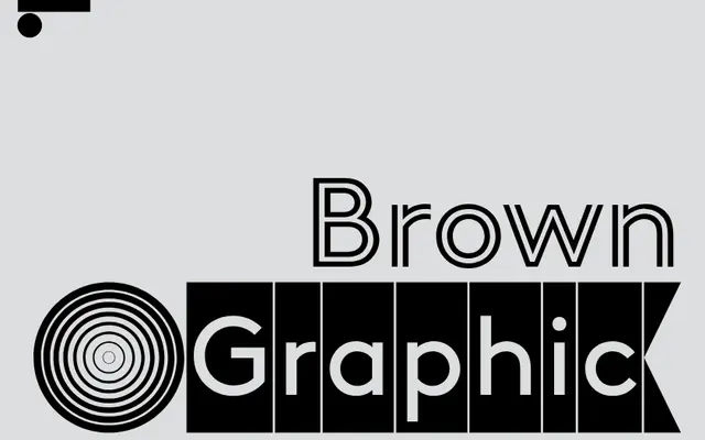 LL Brown Graphic specimen from Lineto
