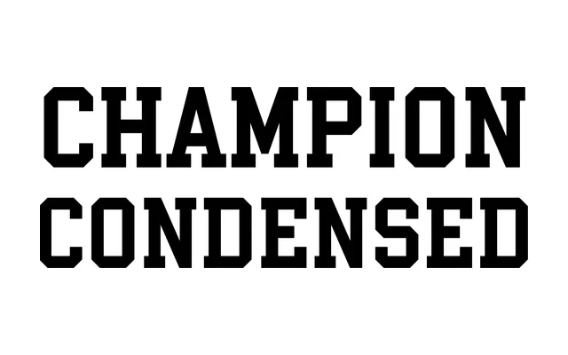 LL Champion Cond specimen from Lineto