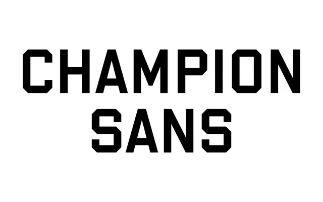 LL Champion Sans specimen from Lineto