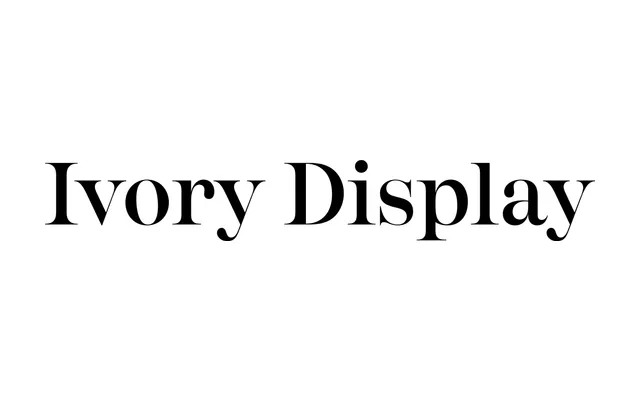LL Ivory Display specimen from Lineto