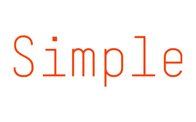 LL Simple specimen from Lineto