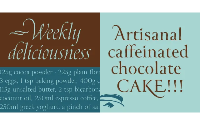 Canto specimen from Lipton Letter Design