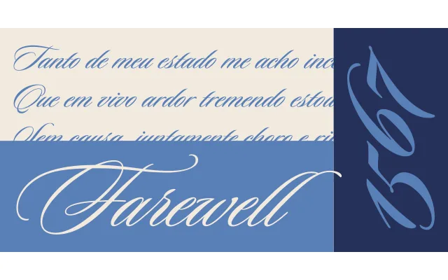 Sloop Script specimen from Lipton Letter Design