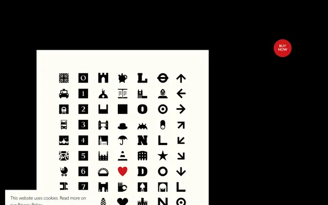 LDN Dingbats specimen from London Type Foundry