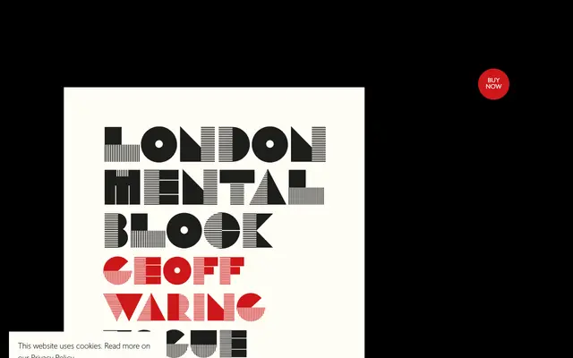 LDN Mental Block specimen from London Type Foundry