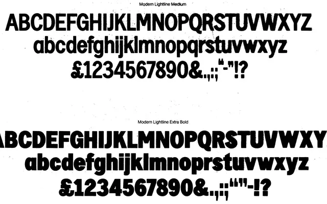 LDN Merton Sans specimen from London Type Foundry