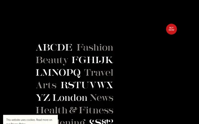 LDN Modern specimen from London Type Foundry