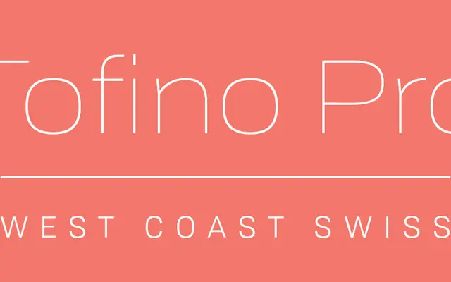Tofino Pro specimen from Lost Type Co-op