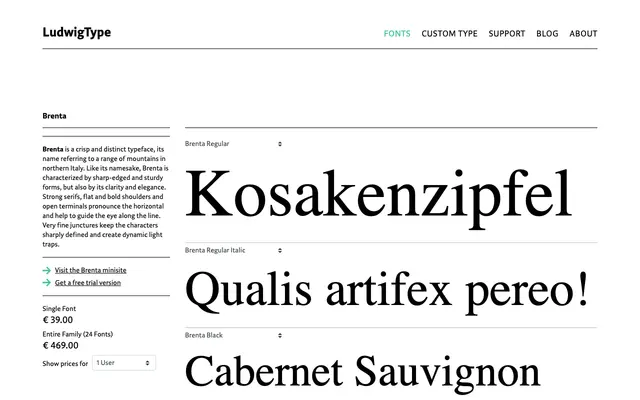 Brenta specimen from Ludwig