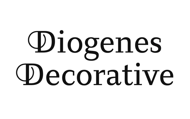 Diogenes Decorative specimen from Ludwig