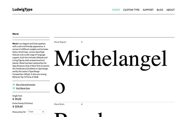 Marat specimen from Ludwig