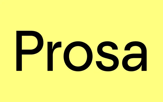 Prosa specimen from Luis Bandovas
