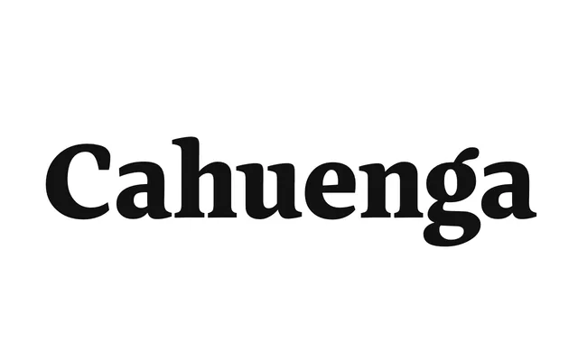Cahuenga specimen from Lux Typo