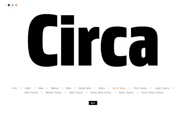 Gustan Circa specimen from Lux Typo