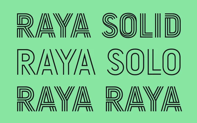 Raya specimen from maketypenotwar!
