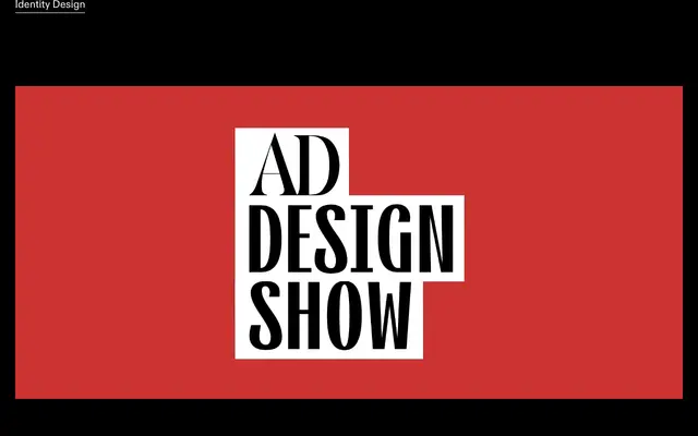AD Design Show specimen from Man Versus Type