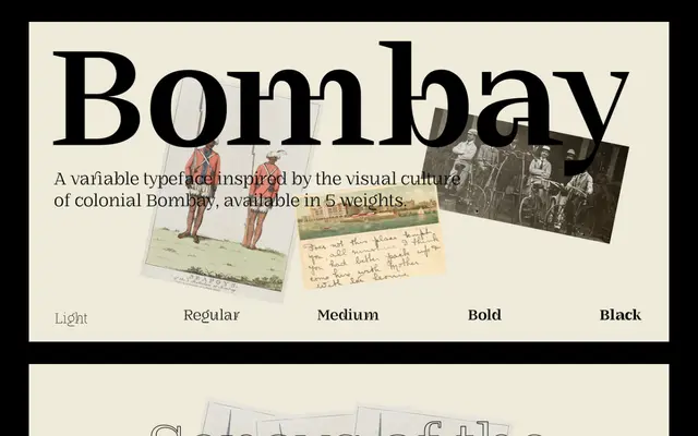 Bombay specimen from Man Versus Type