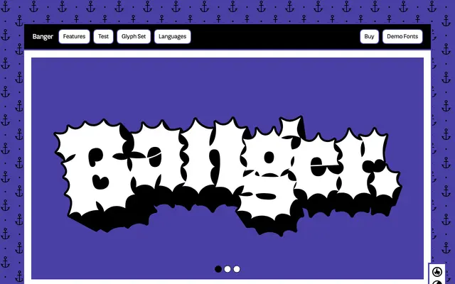 Banger specimen from Manic Type