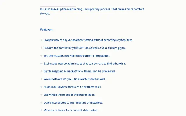 Variable Font Preview specimen from Mark Frömberg