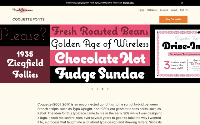 Coquette specimen from Mark Simonson