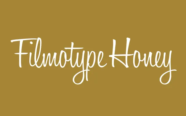 Filmotype Honey specimen from Mark Simonson
