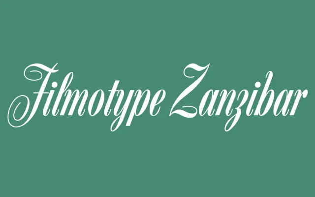 Filmotype Zanzibar specimen from Mark Simonson