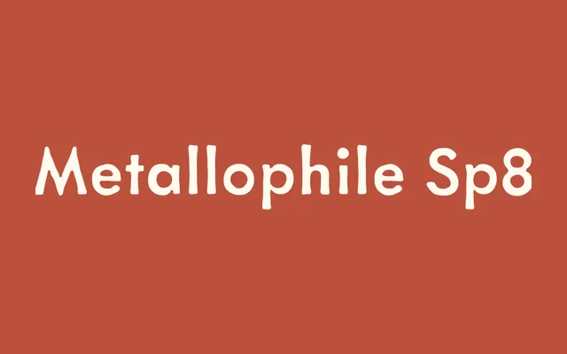 Metallophile Sp8 specimen from Mark Simonson