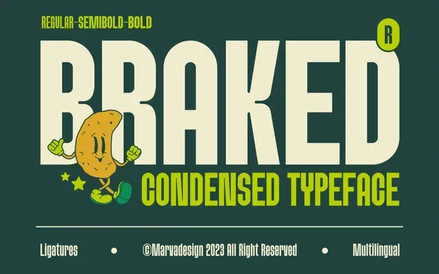 Braked specimen from Marvadesign