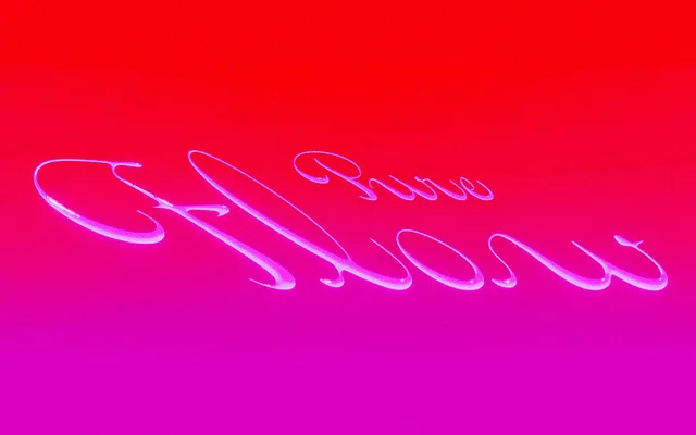 Falling Script specimen from Masahiro Naruse