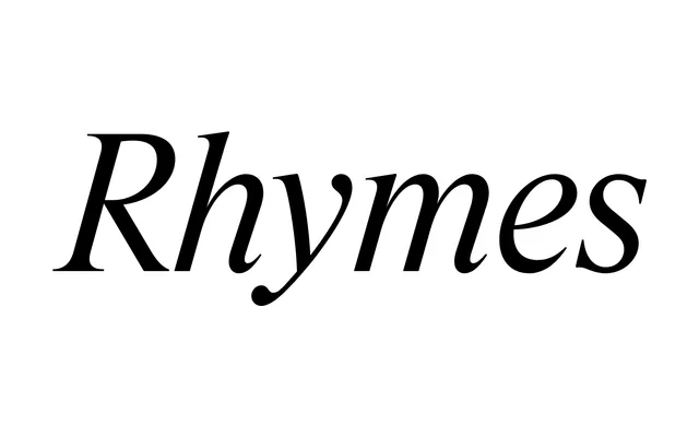 Rhymes specimen from Maxitype