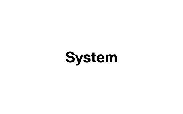 System specimen from Maxitype