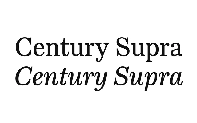 Century Supra specimen from MB Type