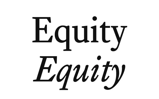 Equity specimen from MB Type