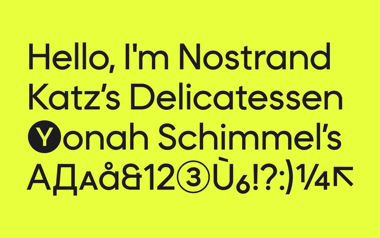 Nostrand specimen from Mbar Type