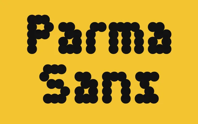 MF Parma Sans specimen from Metis Foundry