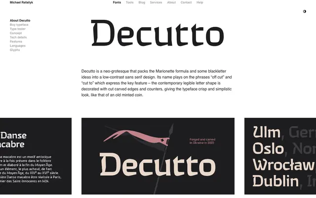 Decutto specimen from Michael Rafailyk