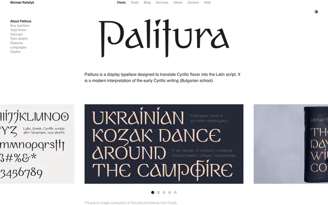 Palitura specimen from Michael Rafailyk