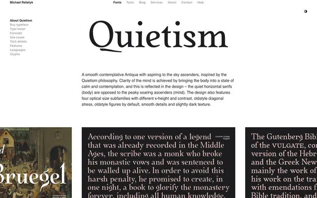 Quietism specimen from Michael Rafailyk