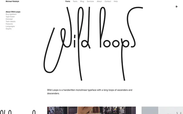 Wild Loops specimen from Michael Rafailyk