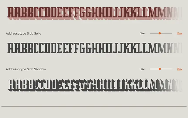 Addressotype Slab specimen from Midwest Type